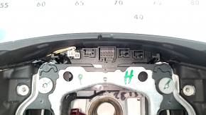 Volan fără sistem de direcție Mercedes W213 E 300/400/43 17-18 cu padele încălzite, piele neagră, uzat