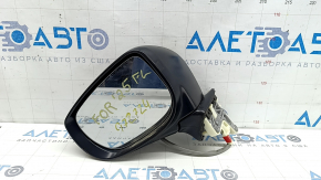 Зеркало боковое левое Subaru Forester 25-26 7 пинов, структура, черное, подогрев