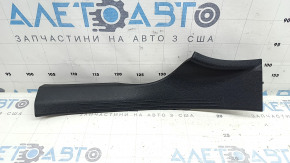 Ornamente prag interior spate stânga pentru Mercedes W213 E 17-23, negru, zgârieturi