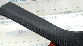 Ornamente prag interior spate stânga pentru Mercedes W213 E 17-23, negru, zgârieturi