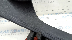 Ornamente prag interior spate dreapta pentru Mercedes W213 E 17-23, negru, zgârieturi