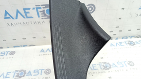 Ornamente prag interior spate dreapta pentru Mercedes W213 E 17-23, negru, zgârieturi