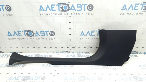 Ornamente prag interior față stânga pentru Mercedes W213 E 17-23, negru, zgârieturi