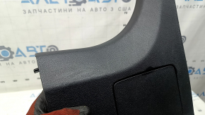 Ornamente prag interior față dreapta pentru Mercedes W213 E 17-23, negru, cu dopuri, zgârieturi