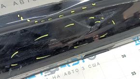 Prag stânga pentru Audi A5 F5 20-25 5D, negru, îndoit, suport rupt, rupt, zgârieturi