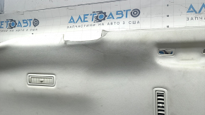 Tapițerie plafon gri Toyota Highlander 20-22 cu trapă, cu guri de aerisire, zgârieturi, cute, necesită curățare chimică, se decojește