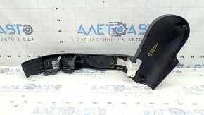 Ornamente laterale pentru scaunul spate dreapta, rândul 2, dreapta, Toyota Highlander 20-26, negre, cu dop, zgârieturi, element de fixare rupt