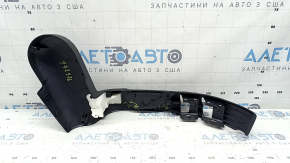 Garnitură laterală pentru scaunul spate stânga al celui de-al doilea rând, stânga, Toyota Highlander 20-26, neagră, cu dop, zgârieturi, element de fixare rupt
