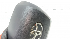Подушка безопасности airbag в руль водительская Toyota Highlander 20-21 черная, царапины