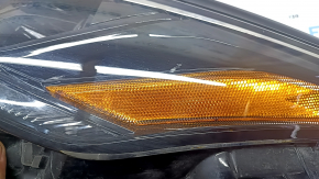 Far stânga față LED+LED DRL pentru Toyota Highlander 21-26, închis, pentru inundare, uzat