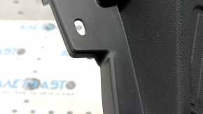 Ornamente prag ușă spate stânga Subaru Forester 25-26, negre, plastic turnat în alb