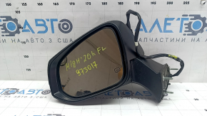 Зеркало боковое левое Toyota Highlander 20-26 7 пинов, поворотник, подогрев, BSM, графит