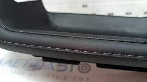 Ornamente bord inferioare pentru Toyota Highlander 20-22, piele neagră, pentru ecran de 8", lovituri, zgârieturi