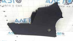 Subaru Forester 25-26 negru, ornament consolă centrală zgâriată, partea spate stânga