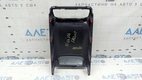 Ornamente consolă centrală spate Toyota Highlander 20-26, negru, parte superioară, zgârieturi
