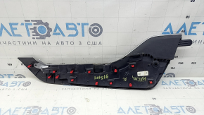 Ornamente console centrale stânga pentru Toyota Highlander 20-26, negre, zgârieturi
