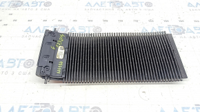 Cotieră consolă centrală Toyota Highlander 20-26, piele neagră, zgârieturi pe crom