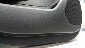 Panou ușă spate stânga pentru Toyota Highlander 20-22 cu cortină, piele neagră, inserție neagră, cotieră din piele neagră, zgârieturi
