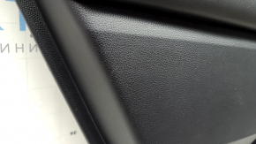 Panou ușă spate stânga pentru Toyota Highlander 20-22 cu cortină, piele neagră, inserție neagră, cotieră din piele neagră, zgârieturi