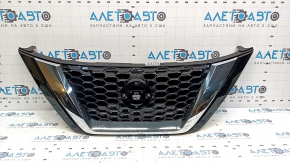 Grila radiator cu emblema Nissan Murano z52 19-24 rest negru lucios cu crom