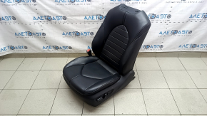 Водительское сиденье Toyota Highlander 22-23 с airbag, электрическое, подогрев, кожа черная, XLE, заломы на коже