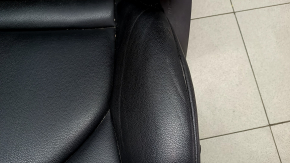 Водительское сиденье Toyota Highlander 22-23 с airbag, электрическое, подогрев, кожа черная, XLE, заломы на коже