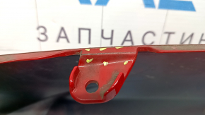 Бампер передний голый левая часть Lexus UX200 UX250h 19-24 F Sport, без омывателя фар, под парктроники, красный, трещина в креплении