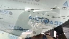 Дверь багажника голая со стеклом Mazda CX-5 17-25 механическая, тонировка, синий 42M