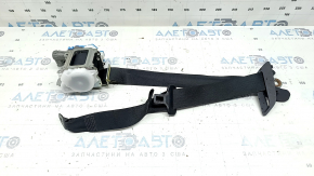 Centură de siguranță spate stânga cu acționare pentru Lexus UX 19-26, neagră, cu inserție sub plastic negru, împușcată