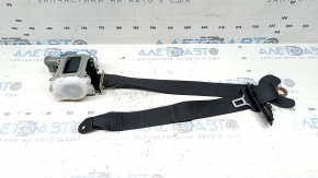Centură de siguranță spate dreapta cu acționare pentru Lexus UX 19-26, neagră, cu inserție sub plastic negru, împușcată