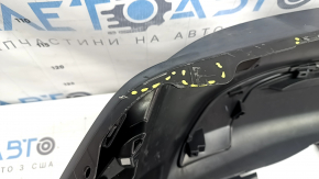 Губа заднего бампера Lexus UX 19-26 F Sport, сломаны крепления, треснуто крепление, отсутствует фрагмент крепления