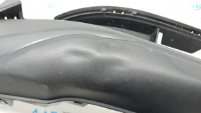 Губа переднего бампера Mazda CX-5 22-25 структура черная, примята, царапины