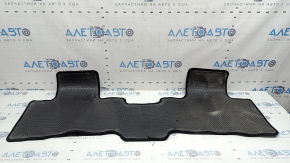 Covoraș din material textil pentru al doilea rând de scaune Toyota Highlander 20-26, negru, necesită curățare chimică