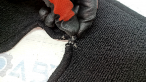 Covoraș din material textil pentru al treilea rând de scaune la Toyota Highlander 20-26, negru, rupt