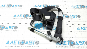 Centură de siguranță șofer cu tensionator și acționare pentru Mazda CX-5 21-25, neagră cu fixare gri