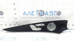 Ornamente ușă stânga față Mercedes W213 E 17-23 lemn structural negru, Burmester, element de fixare rupt