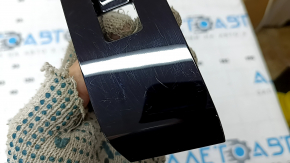 Ornamente pentru controlul lunetei spate dreapta Mazda CX-5 17-25, negru lucios, zgârieturi