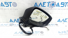 Зеркало боковое правое в сборе Mazda CX-5 17-25 6 пинов, BSM, подогрев, поворотник, синее, тычки