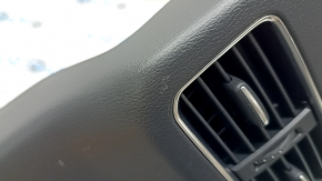 Ornamente consolei centrale spate negre pentru Mazda CX-5 17-25 cu guri de aerisire, zgârieturi