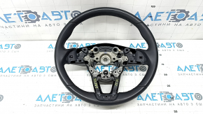 Volan din piele neagră pentru Mazda CX-5 20-25, neîncălzit, cu pernă, zgârieturi