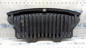 Protecție centrală bară față Mercedes W213 E 300/350/400/450 17-23 AWD crăpată, zgâriată, fără fragmente
