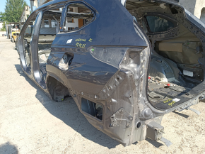 Четверть крыло задняя левая Toyota Highlander 20-26 под BSM, графит, на кузове, вмятина, тычка