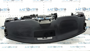 Торпедо передняя панель с AIRBAG Mazda CX-5 17-25 черная, с дефлекторами