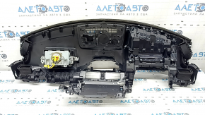 Торпедо передняя панель с AIRBAG Mazda CX-5 17-25 черная, с дефлекторами