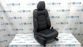 Пассажирское сидение Mazda CX-5 19-23 с airbag, механика, кожа черная комбинированная с алькантарой, серая строчка, подогрев, под чистку