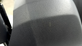 Водительское сидение Mazda CX-5 19-23 с airbag, электрическое, кожа черная комбинированная с алькантарой, серая строчка, подогрев, под чистку, примято, царапины на накладке
