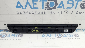 Накладка порога наружная передняя левая Kia Sorento 21-23 HEV черная, с хром вставкой, царапины