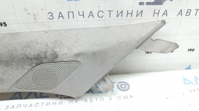 Накладка передней стойки верхняя левая Kia Sorento 21-26 HEV серая под пищалку, под химчистку, царапины