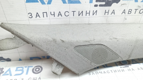Накладка передней стойки верхняя правая Kia Sorento 21-26 HEV серая под пищалку, под химчистку, царапины