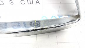 Молдинг переднего бампера правый Lincoln MKZ 17-20 хром, трещина, тычки